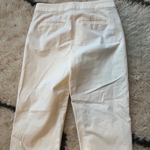 J.Crew Kate Straight-Leg Pant in Bi-Stretch Cotton – Ivory – Petite 6 - Picture 8 of 11
